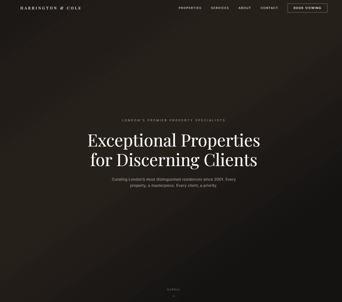 Luxury Property Agency website preview